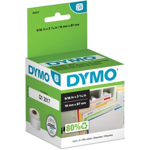 9/16"x3-7/17" White LabelWriter File Folder Labels 260/Pack
