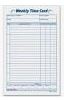 Thermal Time Clock Weekly Attendance Cards 100/Pack