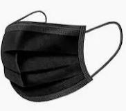 Black Earloop Face Mask 50/Box