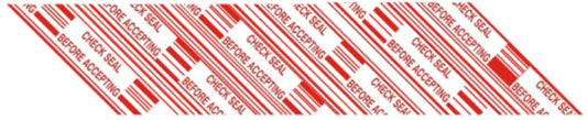 "Check Seal Before Accepting" Tape 48/Case