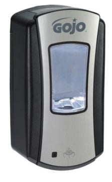 Purell LTX-12 Black/Chrome Touch-Free Dispenser Each