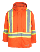 Hi-Vis Orange Safety Parka Each