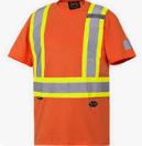 Orange Cotton Safety T-Shirt Each