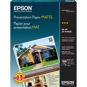 8-1/2"x11" Matte Inkjet Presentation Paper