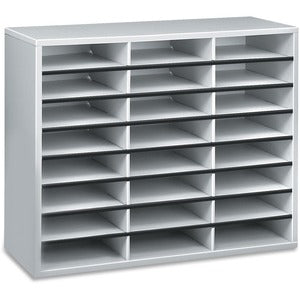 24 Compartment Dove Gray Sorter