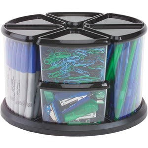 6" & 3" 9 Compartment Carousel Organizer