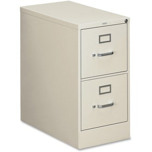 2 Drawer 15" Light Gray Security Lock Vertical File