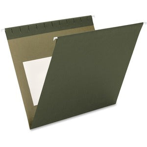 64410 Standard Green Hanging File Folders with Interior Pocket