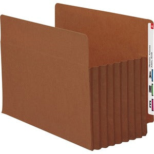8.5"x11" Redrope Extra Wide End Tab TUFF Pocket File Pockets 5/Pack