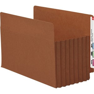 8.5"x14" Redrope Extra Wide End Tab TUFF Pocket File Pockets 5/Pack