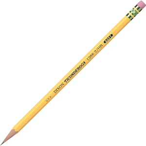 #2 Black Lead Yellow Barrel Woodcase Pencils 12/Pack