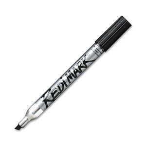 Dixon Black Chisel RediMark Permanent Marker Each