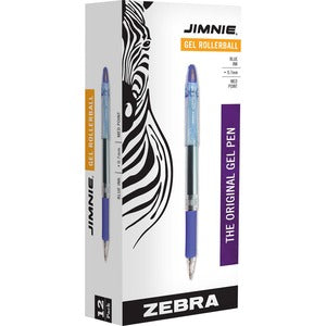 Blue Medium 0.7mm Jimnie Gel Rollerball Pen Each
