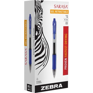 Blue Bold 1mm Sarasa Gel Retractable Pen Each