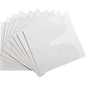 Self-Adhesive Poly CD/DVD Holders 50Pack
