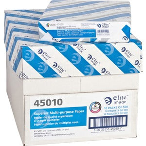 8.5"x11" 98 Bright 20lb SFI Elite Image Multipurpose Paper - White