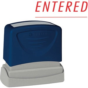 ENTERED Red Title Stamp