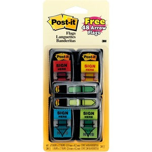 1"x1.75" Value Pack Printed Message Flags