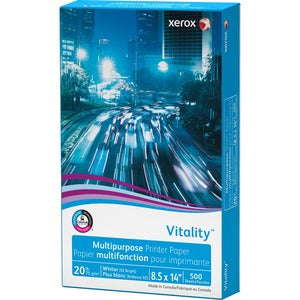 8.5"x14" 20lb Xerox Vitality Multipurpose Printer Paper - White