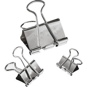 110 Sheet Capacity Silver Finish Presentation Binder Clips
