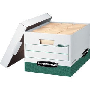 White/Green Letter/Legal R-Kive Box