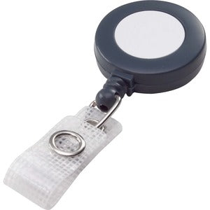Gray Nylon Retractable Badge Holder 25/Pack