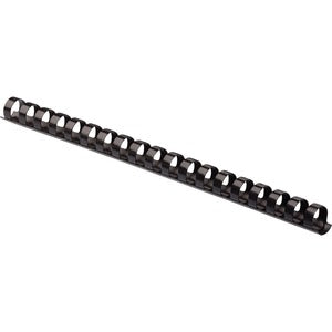 19 Ring 1/2" Black Plastic Comb Binding