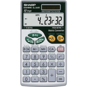 Sharp EL-344RB 10-Digit Calculator