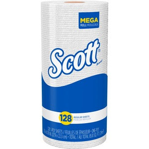 400' White Scott Roll Towels 12R/Case