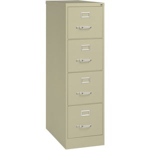 4 Drawer 15" Putty Heavy Duty Security Lock Vertical File