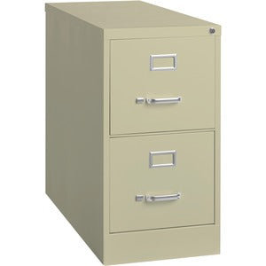 2 Drawer 15" Putty Heavy Duty Security Lock Vertical File