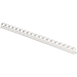 19 Ring 3/8" White Plastic Comb Binding
