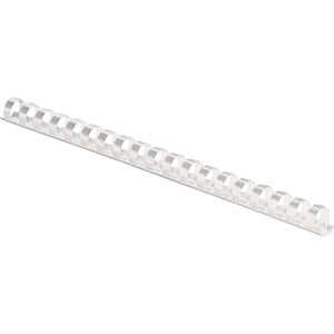 19 Ring 1/2" White Plastic Comb Binding