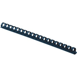 19 Ring 1/2" Navy Plastic Comb Binding