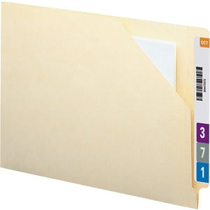 8.5"x11" Manila Antimicrobial End Tab File Jackets