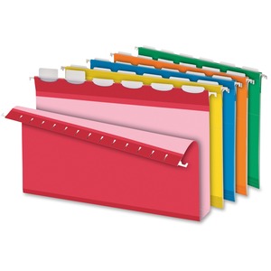 Assorted Legal Ready-Tab Extra Capacity Reinforced Hanging Folder with Lift Tab
