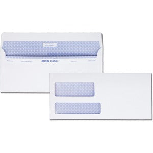 #9 Reveal-n-Seal Double Window Envelopes