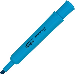 Integra Blue Chisel Highlighters 12/Pack