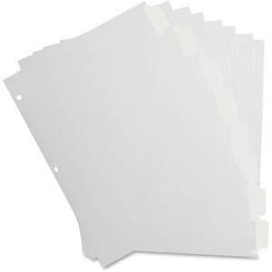 3 White Tab 3 Ring Indexes