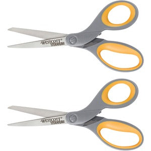 8" High Performance Titanium Bonded Scissors 2Pack
