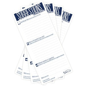 3.5"x8" Suggestion Box Card Refills