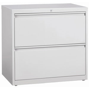 36"W Lateral 2 Drawer Light Gray File