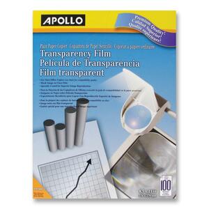 8.5"x11" 100 Pack Transparency Film