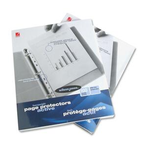 8-1/2"x11" Heavyweight Multi Punched Page Protector 100Pack