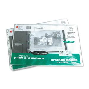 11"x17" Heavyweight Multi Punched Page Protector 10Pack