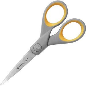 5" High Performance Titanium Bonded Scissors-Gray/Yellow