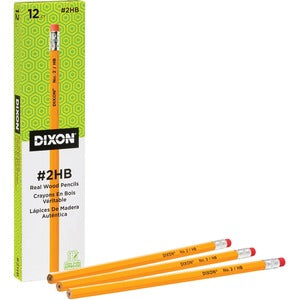 #2 Woodcase Eraser Pencils