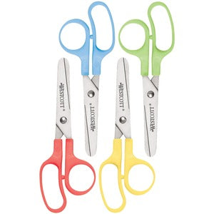 5" Kleencut Children's Large Blunt Finger Bow Scissor