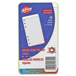 3.8"X6.8" Plain Memo Book Refills