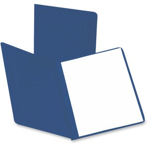 Blue Letter Embossed Panel/Border Report Cover